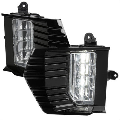 2021-23 GMC Yukon Led Fog Lights - Universal Wiring And Switch - Color Temperature 6500-7500K 1000 Lumens