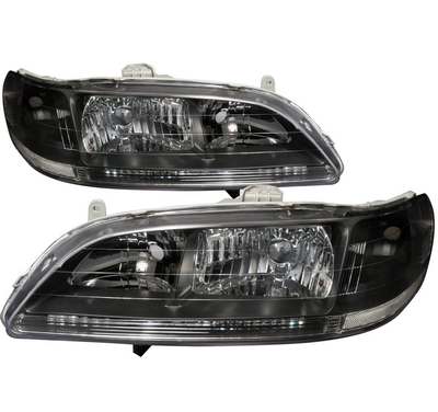 1998-02 Honda Accord Crystal Housing Headlights Black