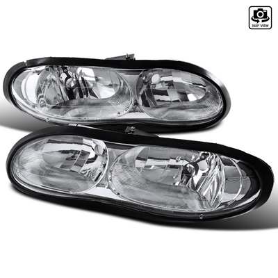 1998-02 Chevrolet Camaro Crystal Housing Headlights Chrome