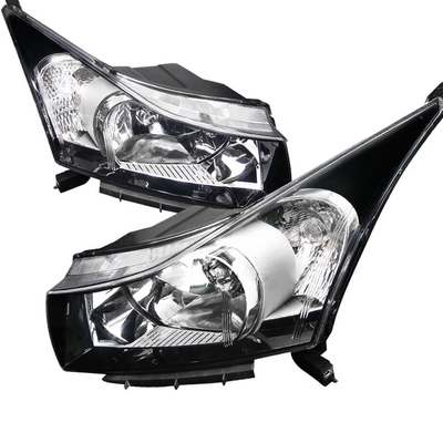 2011-13 Chevy Cruze Euro Headlights, Chrome