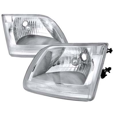 1997-03 F150 Euro Headlights, Chrome