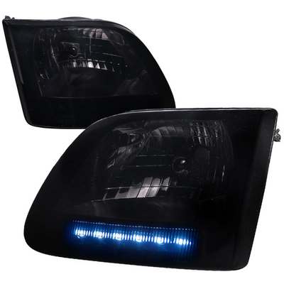 1997-03 F150 Led Euro Headlights Smoke