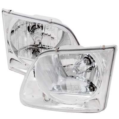 1997-02 Ford Expedition Crystal Housing Headlights Chrome