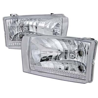 1999-04 Superduty Euro Headlights, Chrome