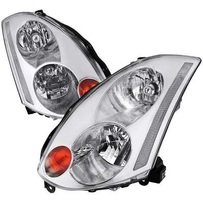 2003-05 Infiniti G35 Oe Style Headlight -For 2 Door Models With Factory Xenon Chrome