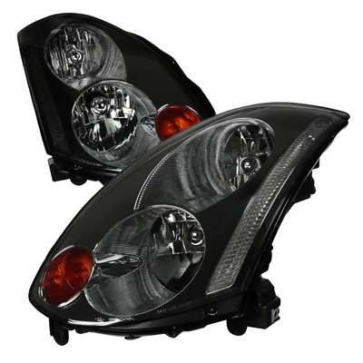 2003-05 Infiniti G35 Oe Style Headlight For -2 Door Models With Factory Xenon Smoke