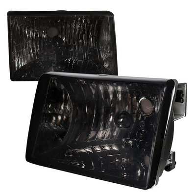 1993-98 Grand Cherokee Crystal Housing Headlights Smoke