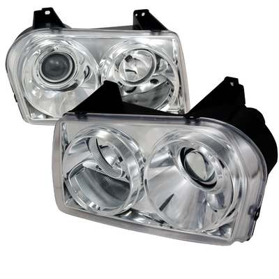 2005-10 Chrysler 300 Projector Headlights, Chrome