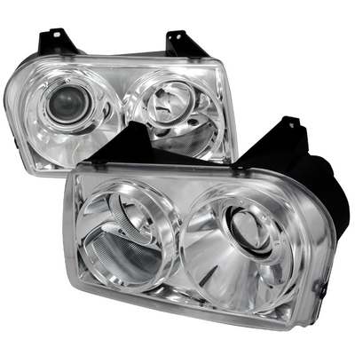 2005-10 Chrysler 300C Halo LED Chrome Projector Headlight