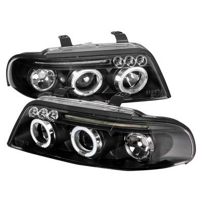 2000-01 Audi A4 Halo Led Projector Black