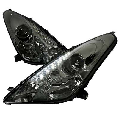 2000-05 Toyota Celica Projector Smoke Lens W Led Drl