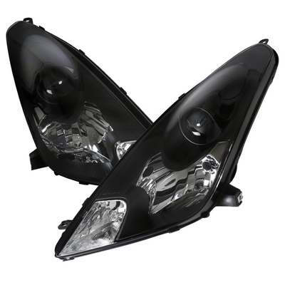 2000-05 Toyota Celica Black Projector Headlights