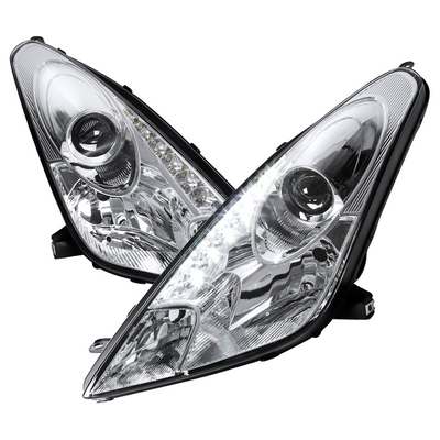 2000-05 Toyota Celica Projector Headlight Chrome With Led Drl