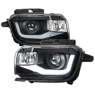 2010-13 Chevrolet Camaro Projector Headlight Glossy Black