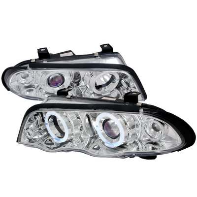 1999-01 Bmw E46 3 Series Halo Projector Chrome Housing 4 Door Sedan