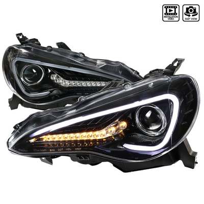 2013-16 Scion Fr-S Led Bar Pro Headlights-Glossy Black