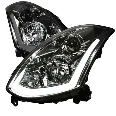 2003-07 Infiniti G35 2 dr Smoke Projector Headlight With Sequential Signal