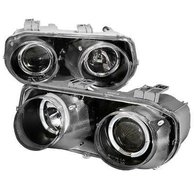 1994-97 Acura Integra Halo Projector Headlights Black