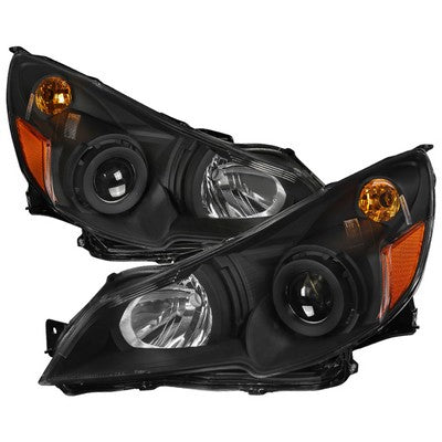 2010-12 Subaru Legacy Headlights- Black