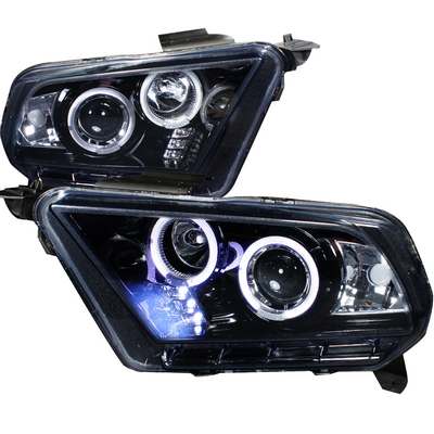 2010+ Mustang Glossy black projector headlights