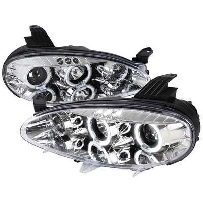 2001-05 Mazda Mx5 Halo Led Projector Headlight Chrome