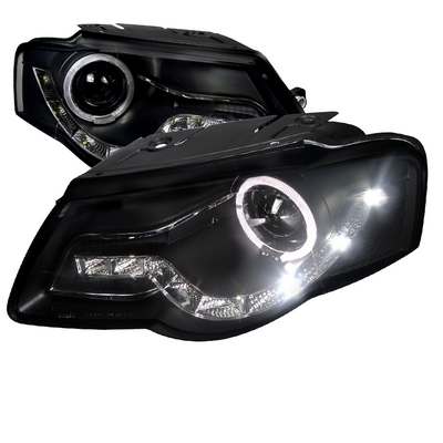2006-10 VW Passat Halo Led Projector Black
