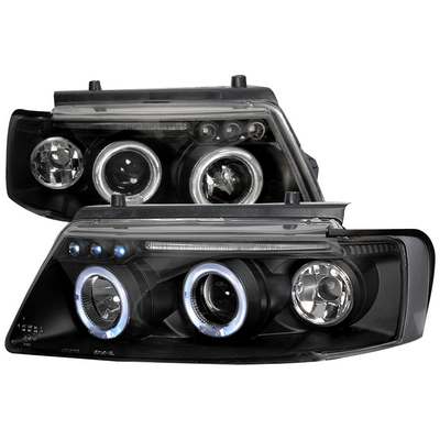 1997-00 VW Passat Halo Led Projector Black