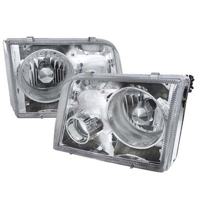 1993-97 Ford Ranger Projector Headlights, Chrome