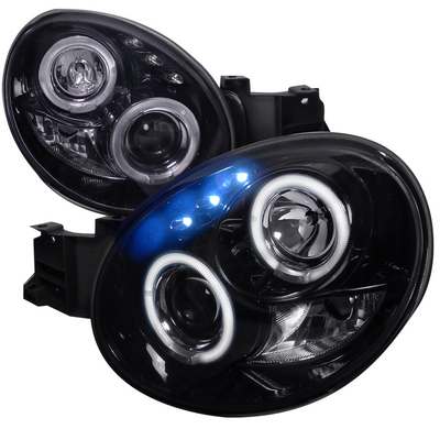 2002-03 Subaru Impreza Smoked Lens Gloss Black Housing Projector Headlights