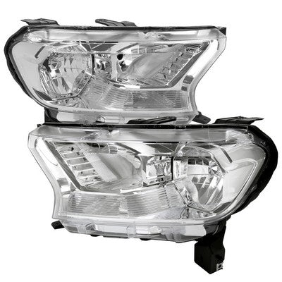 2019-23 Ranger Xl Xlt Models Only Oe Style Halogen Headlights Chrome