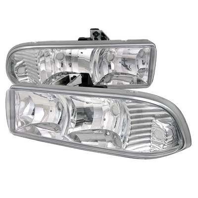 1998-04 Chevy S10 Euro Headlights, Chrome