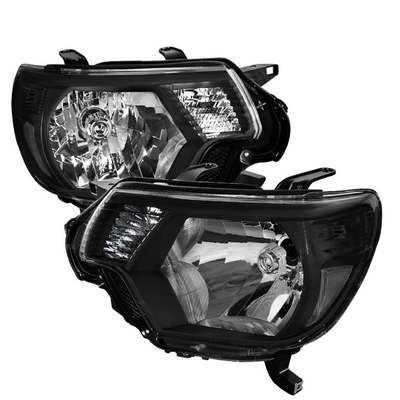2012-15 Toyota Tacoma Factory Style Black Headlights