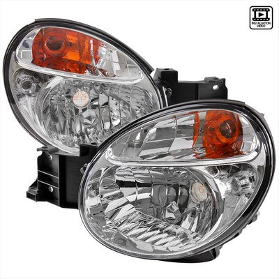 2002-03 Subaru Wrx Headlights Chrome