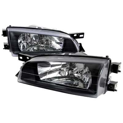 1995-01 Subaru Impreza Wrx Crystal Housing Headlights Black