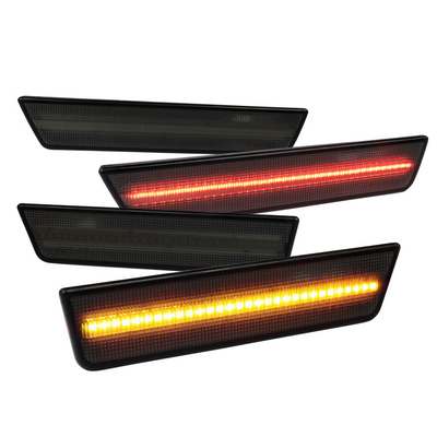 2008-14 Dodge Challenger Led Side Marker-Smoke-F+R