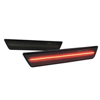 2008-14 Dodge Challenger Led Rear Side Marker-Smoke