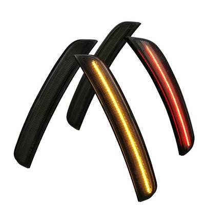 2015-18 Dodge Charger Led Side Marker-4Pc-Smoke-F+R