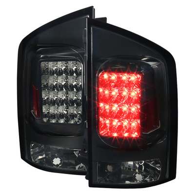 2005-12 Nissan Armada Led Tail Lights Red Smoke