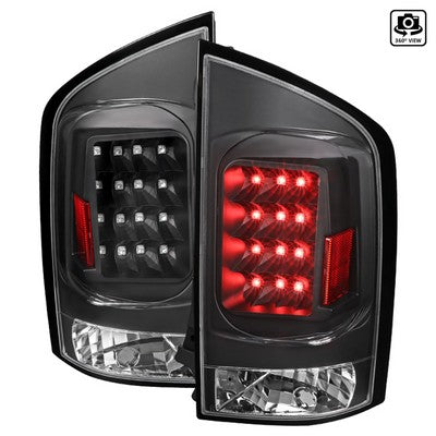 2005-15 Nissan Armada Tail Lights- All Black Housing With Clear Lens