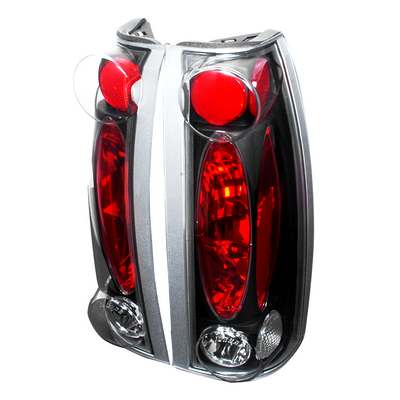1988-98 GM C/K, 1992-99 SUV Black Euro Taillights