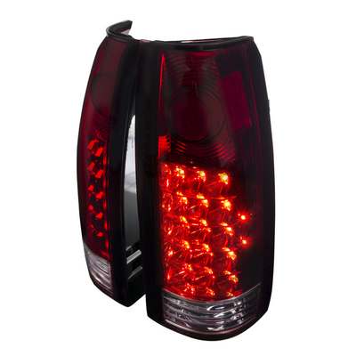 1988-98 Chevy C10 Truck LED Tail Lights, Red V2