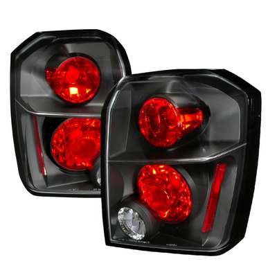 2007-12 Dodge Caliber Euro Altezza Tail Lights, Black