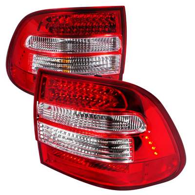 2003-06 Porsche Cayenne Led Tail Lights Red