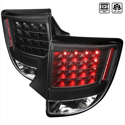 2000-05 Toyota Celica T230 Led Tail Lights- All Black Housing With Clear Lens