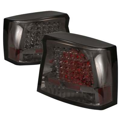 2005-08 Dodge Charger LED Tail Lights V2, Smoked