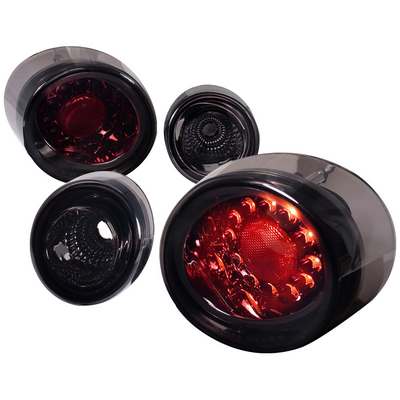 2005-10 Chevy Cobalt LED Tail Lights, Red/Smoked