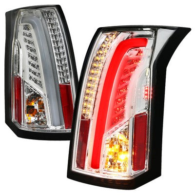 2003-07 Cadillac CTS Chrome Housing LED Tail Lights