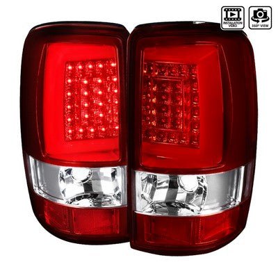 2000-06 GMC Denali Tahoe Led Bar Tail Lights- Red