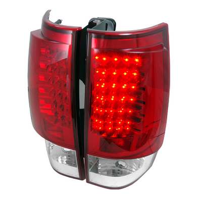 2007-14 Tahoe/ GMC Yukon LED Tail Lights, Red