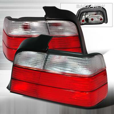 1992-98 BMW 3series 3 Series Altezza Tail Lights Red Clear 4 Door